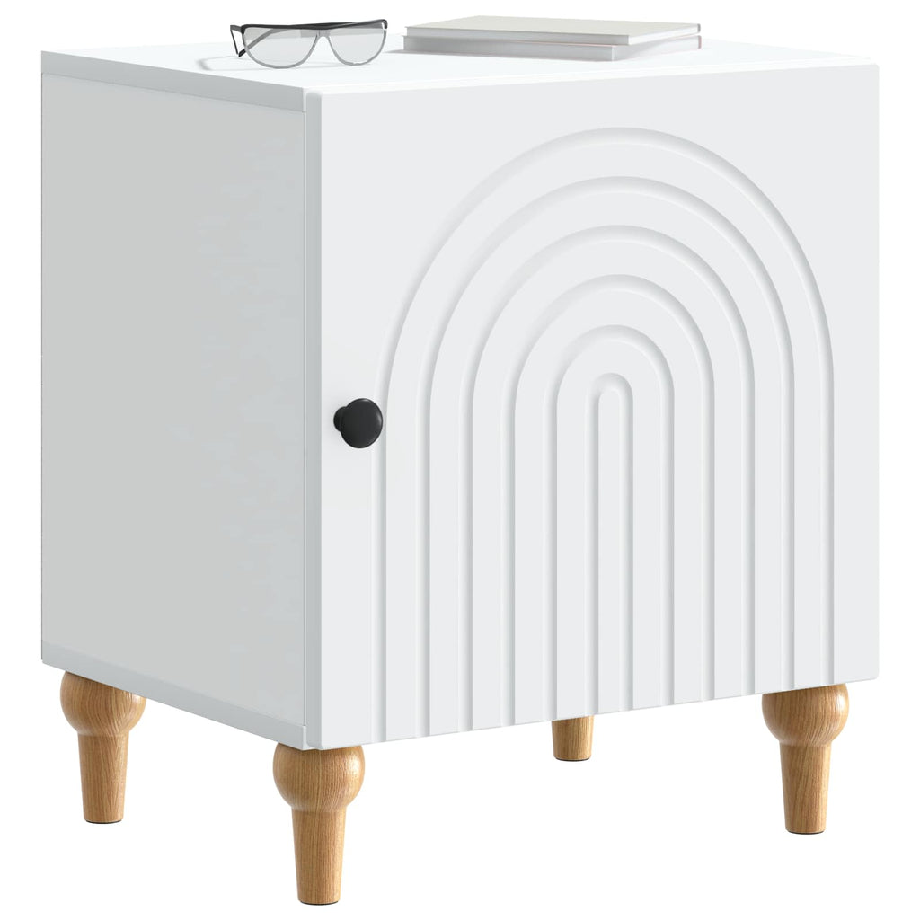 vidaXL Szafka Nocna 2 pcs Biały 43 x 34,5 x 50 cm Drewno inżynieryjne
