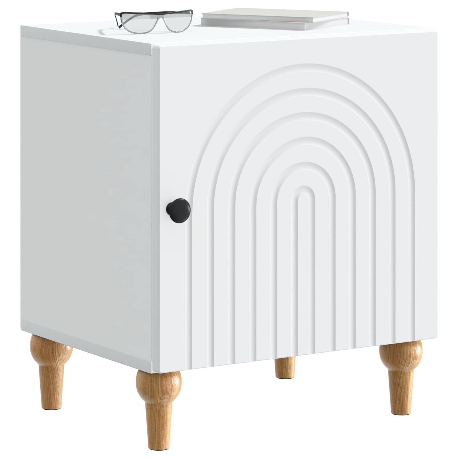 vidaXL Szafka Nocna 2 pcs Biały 43 x 34,5 x 50 cm Drewno inżynieryjne