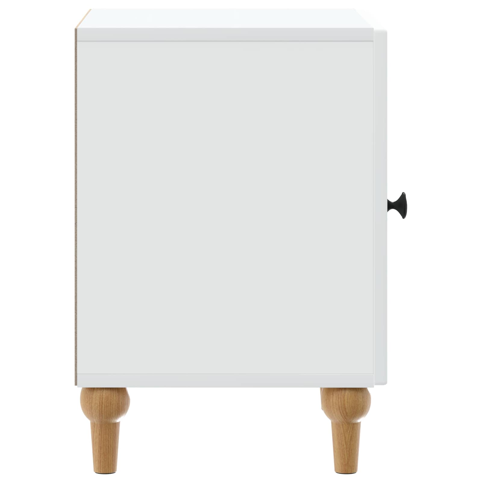 vidaXL Szafka Nocna 2 pcs Biały 43 x 34,5 x 50 cm Drewno inżynieryjne
