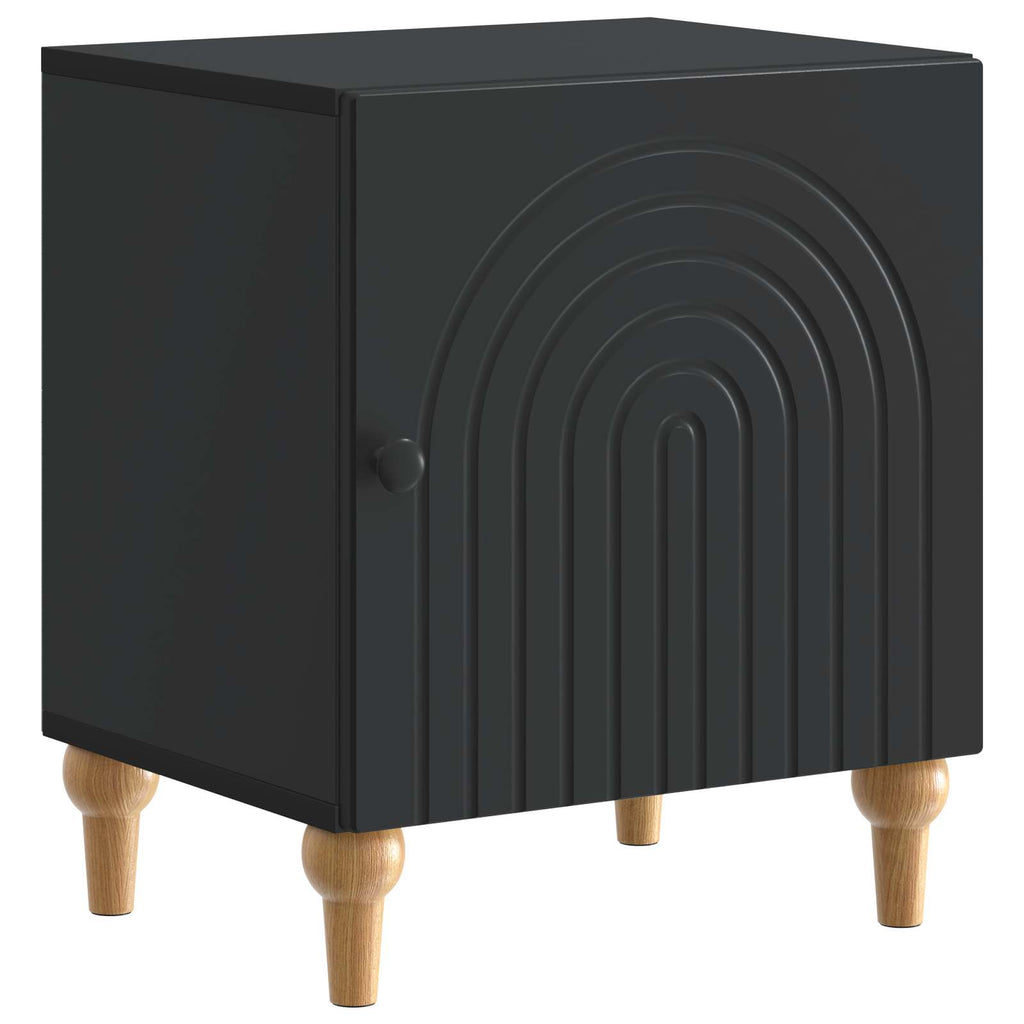 vidaXL Szafka Nocna 2 pcs Czarny 43 x 34,5 x 50 cm Drewno inżynieryjne
