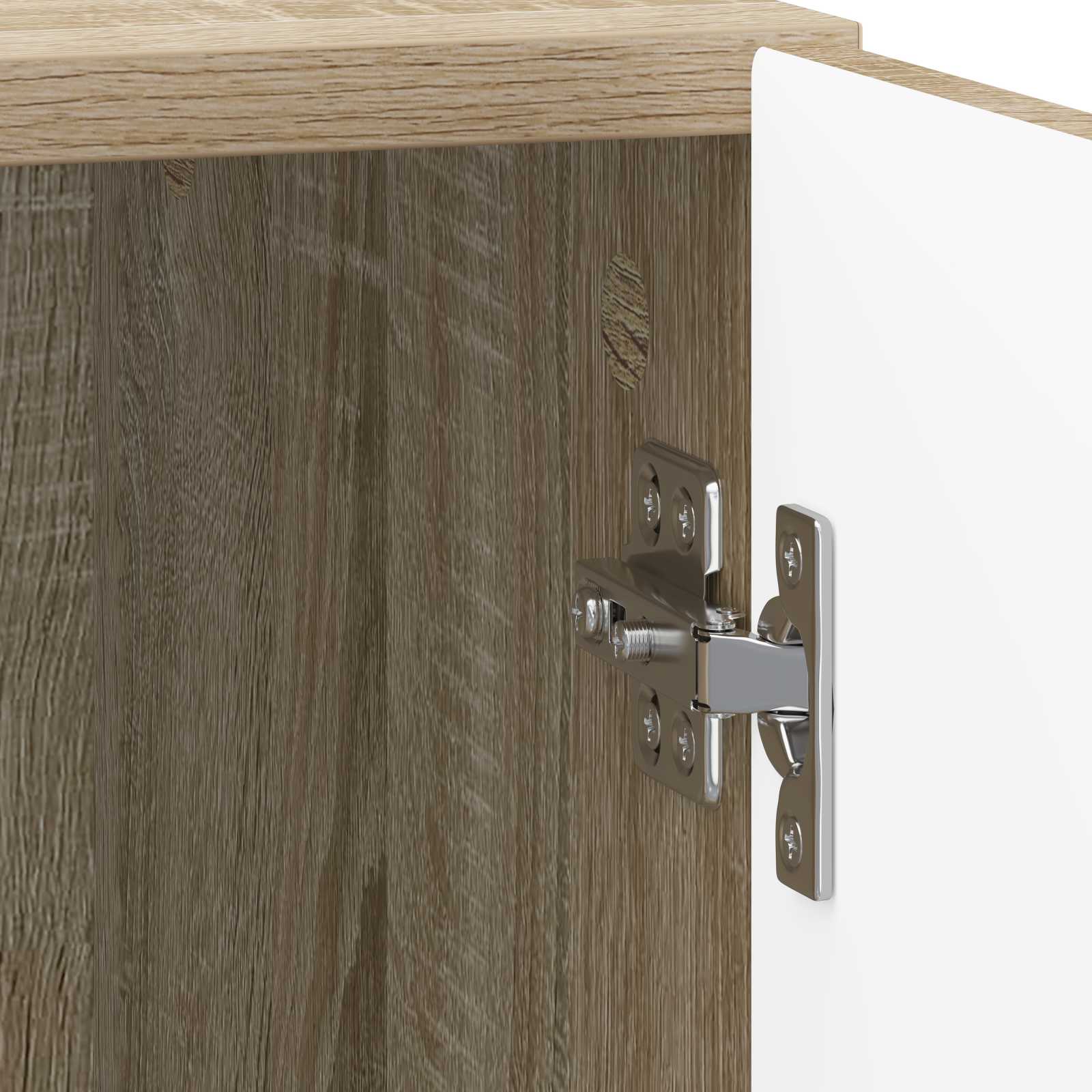 vidaXL Szafka Nocna 2 pcs dąb Sonoma 43 x 34,5 x 50 cm