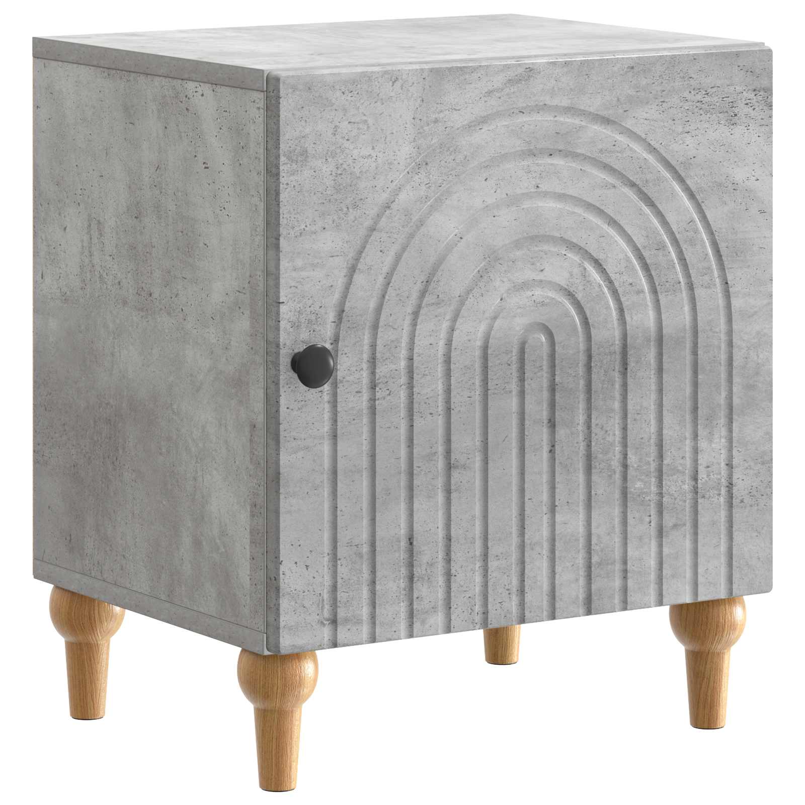 vidaXL Szafka Nocna Betonowy szary 43 x 34,5 x 50 cm