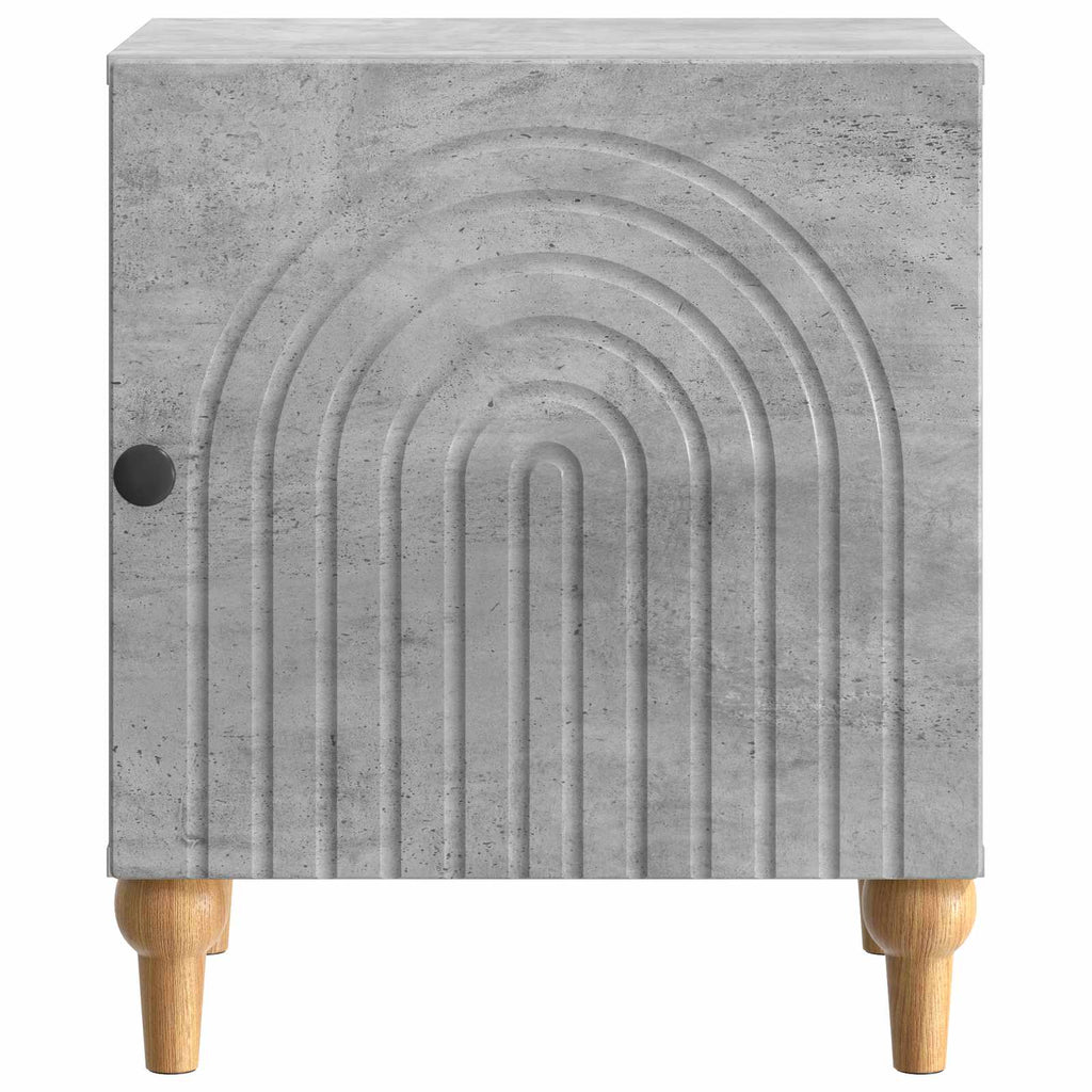 vidaXL Szafka Nocna 2 pcs Betonowy szary 43 x 34,5 x 50 cm