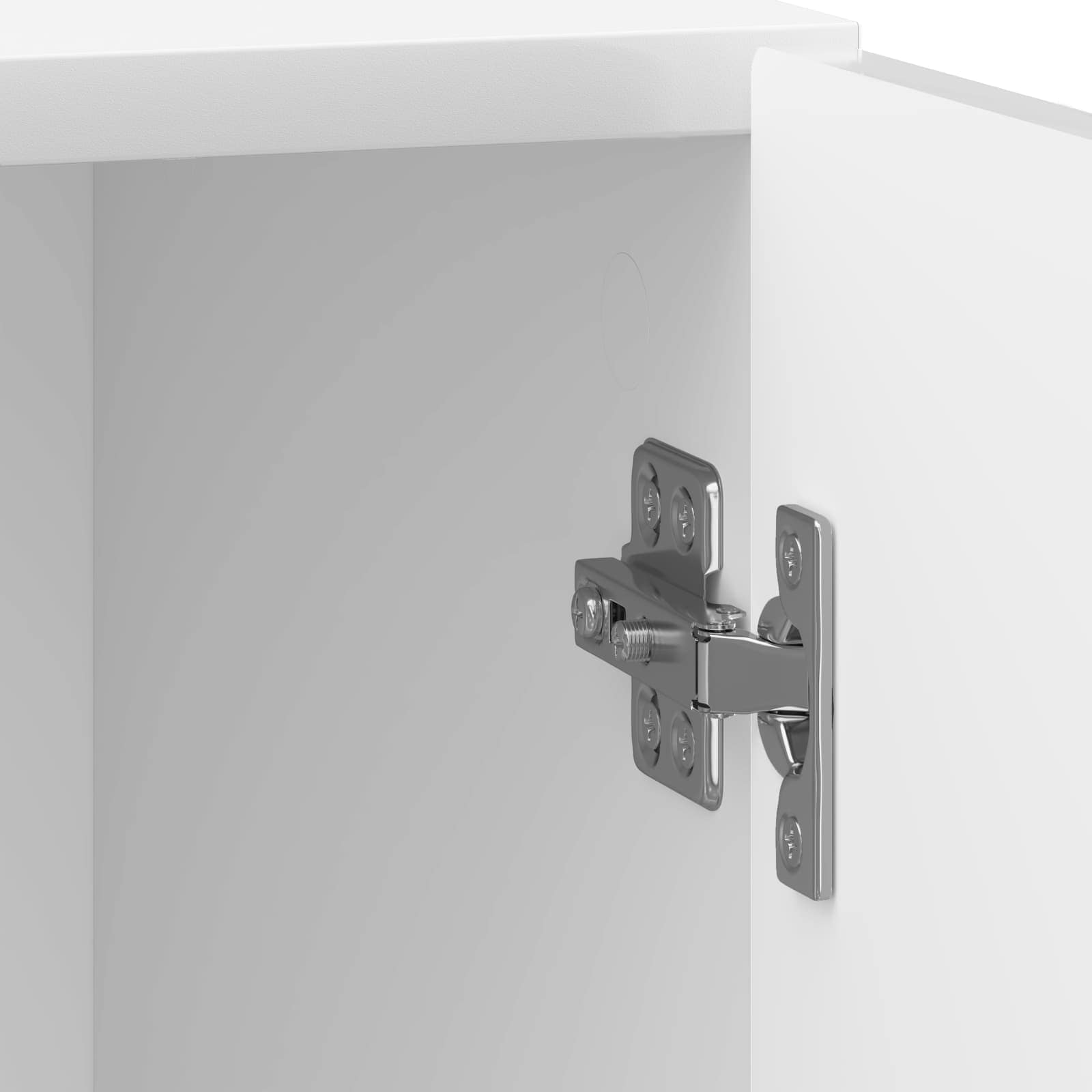 vidaXL Szafka Nocna 2 pcs Biały wysoki połysk 43 x 34,5 x 50 cm