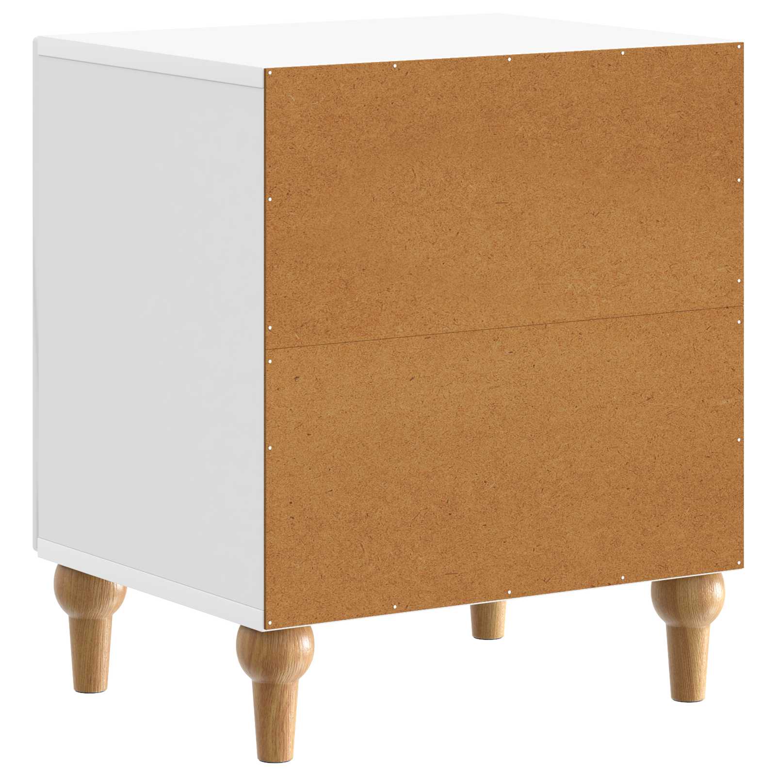 vidaXL Szafka Nocna 2 pcs Biały wysoki połysk 43 x 34,5 x 50 cm