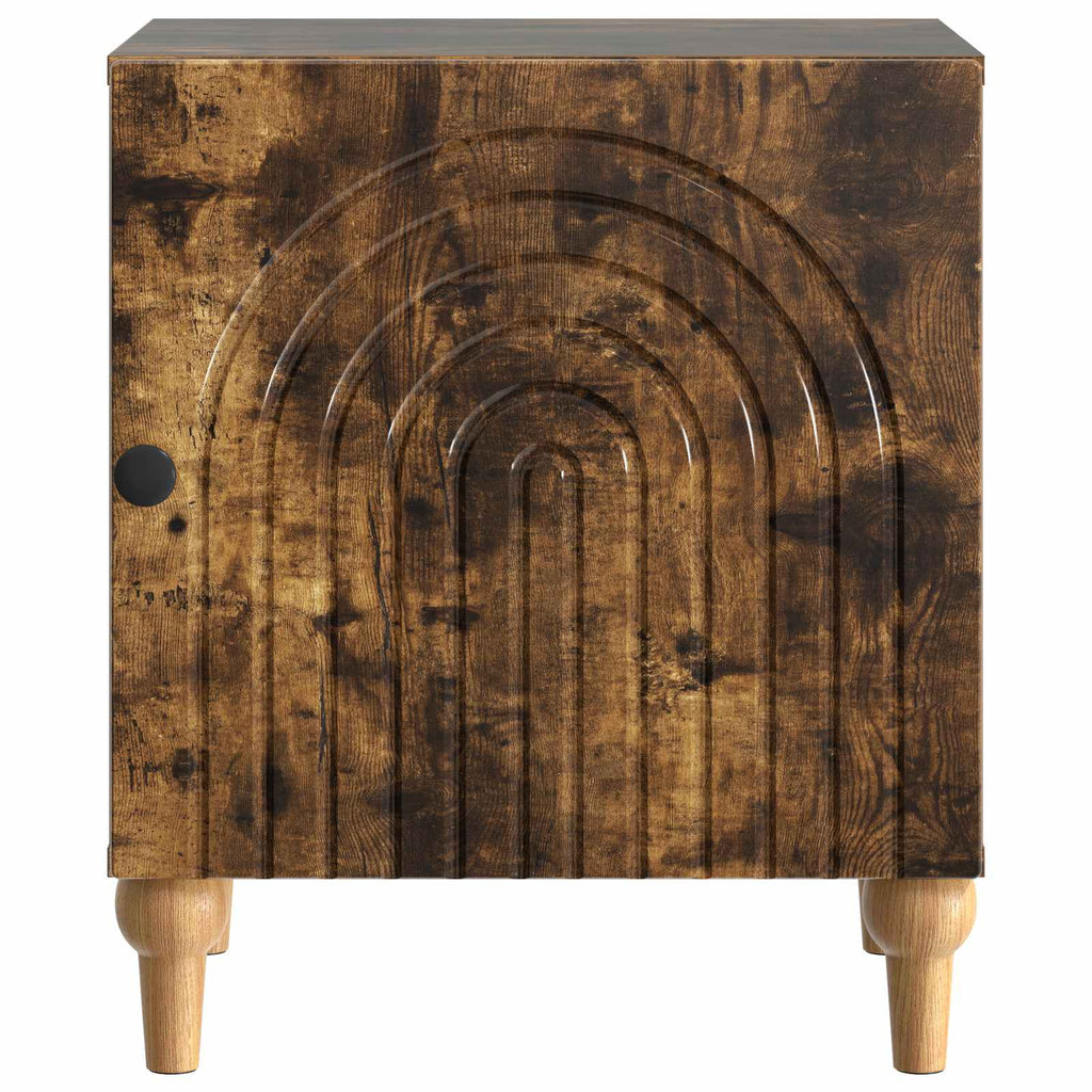 vidaXL Szafka Nocna Dąb wędzony 43 x 34,5 x 50 cm Drewno inżynieryjne