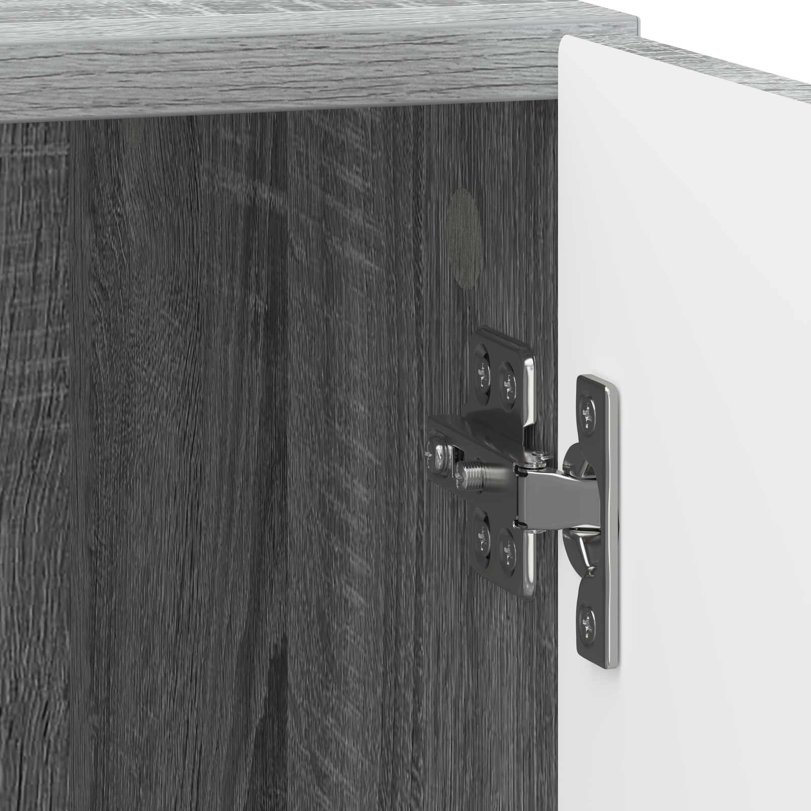 vidaXL Szafka Nocna 2 pcs Szary Sonoma 43 x 34,5 x 50 cm