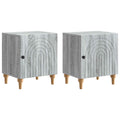 vidaXL Szafka Nocna 2 pcs Szary Sonoma 43 x 34,5 x 50 cm