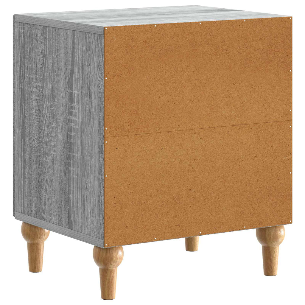 vidaXL Szafka Nocna 2 pcs Szary Sonoma 43 x 34,5 x 50 cm