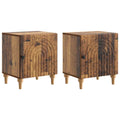 vidaXL Szafka Nocna 2 pcs Stare drewno 43 x 34,5 x 50 cm