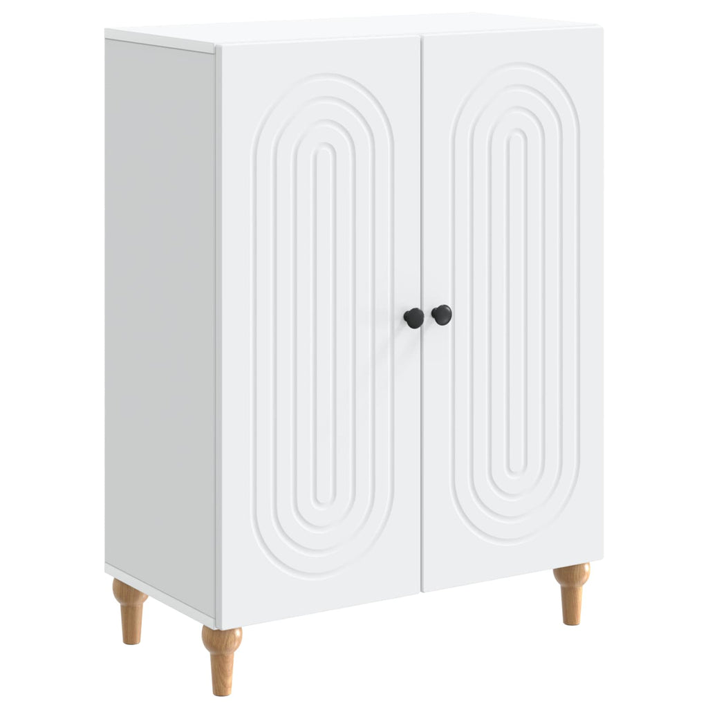 vidaXL Bufet Biały 66 x 34,5 x 90 cm Drewno inżynieryjne