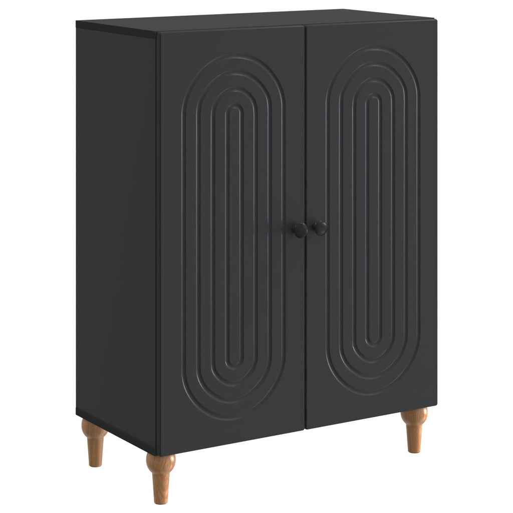 vidaXL Bufet Czarny 66 x 34,5 x 90 cm Drewno inżynieryjne