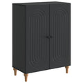 vidaXL Bufet Czarny 66 x 34,5 x 90 cm Drewno inżynieryjne
