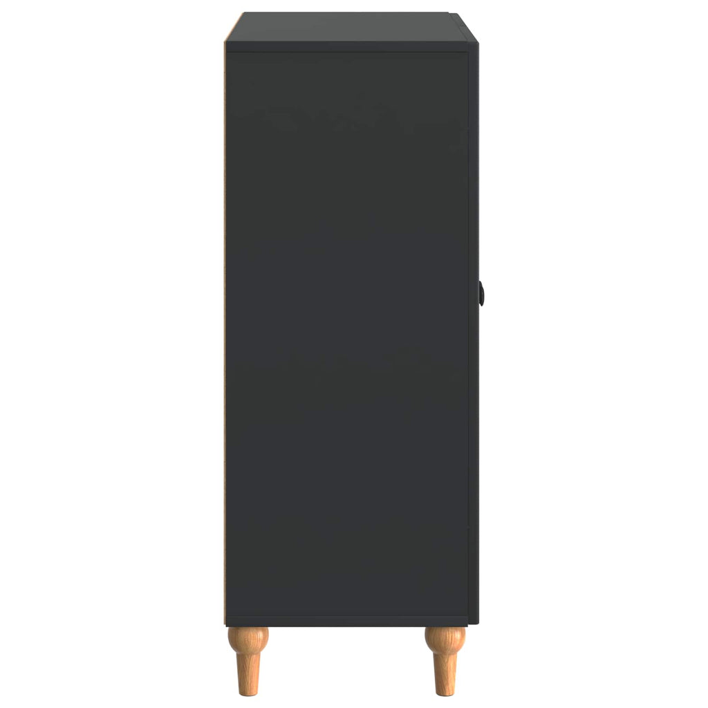 vidaXL Bufet Czarny 66 x 34,5 x 90 cm Drewno inżynieryjne