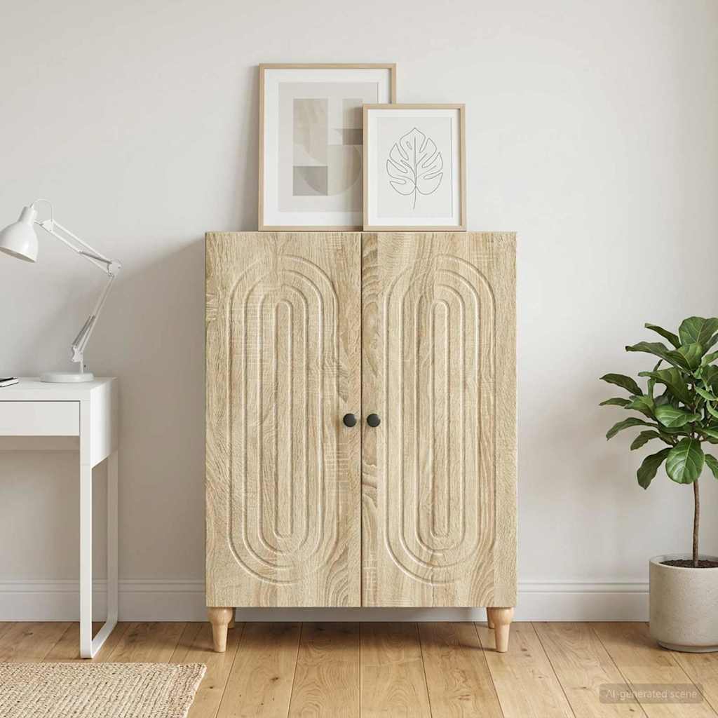 vidaXL Bufet dąb Sonoma 66 x 34,5 x 90 cm Drewno inżynieryjne
