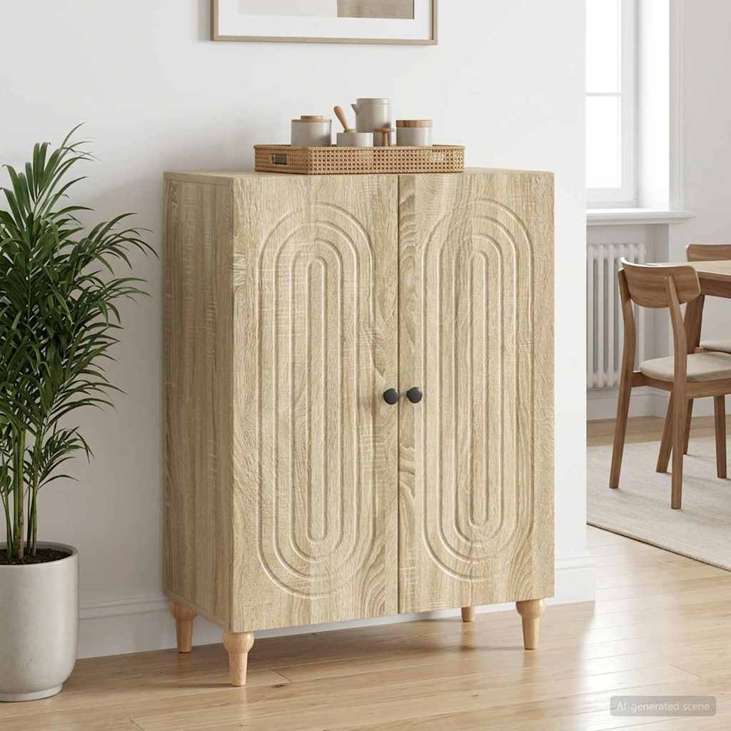 vidaXL Bufet dąb Sonoma 66 x 34,5 x 90 cm Drewno inżynieryjne