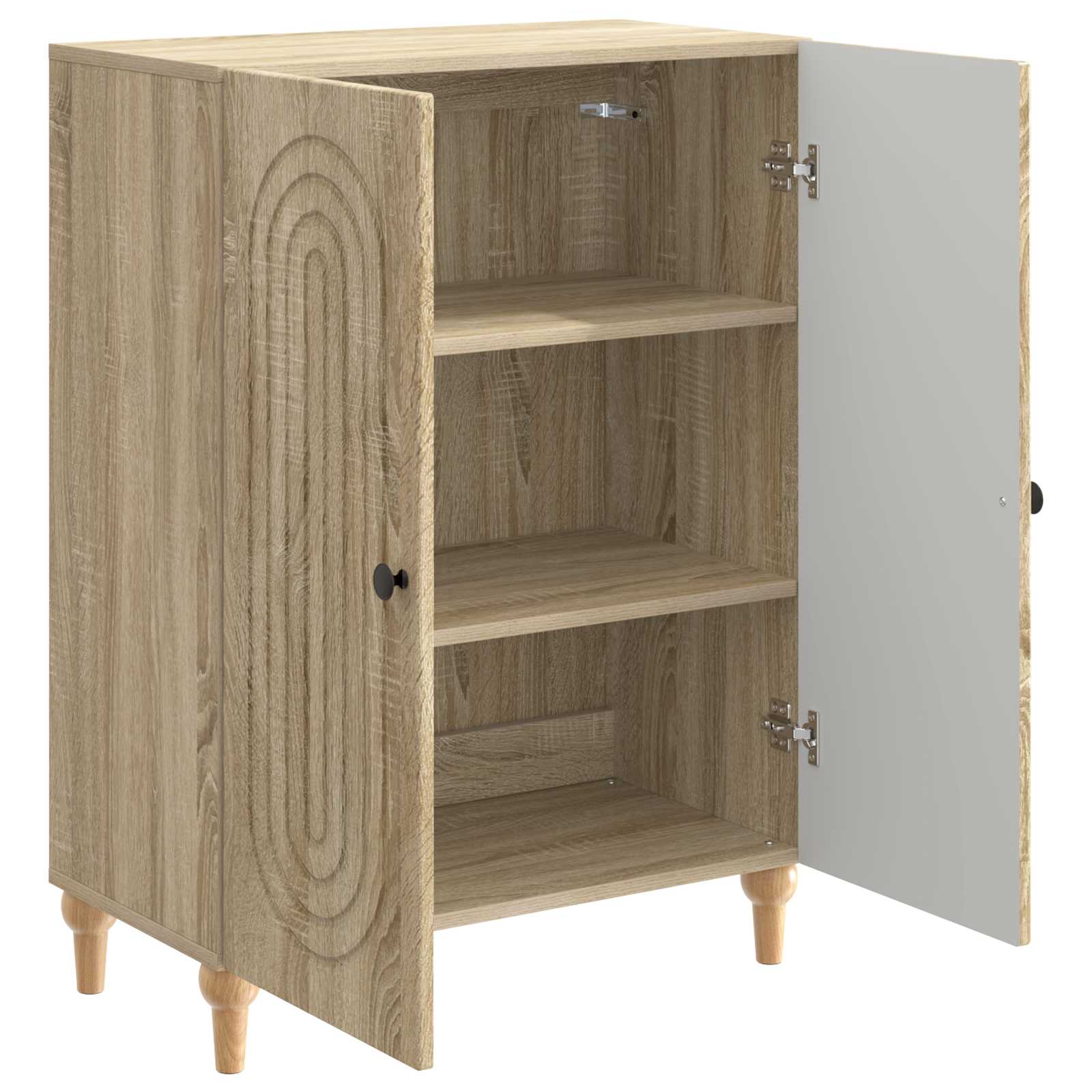 vidaXL Bufet dąb Sonoma 66 x 34,5 x 90 cm Drewno inżynieryjne