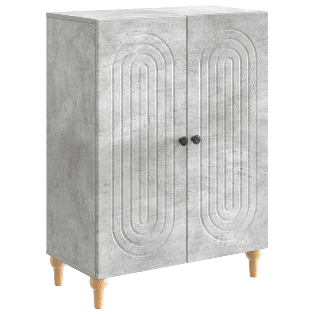 vidaXL Bufet Betonowy szary 66 x 34,5 x 90 cm Drewno inżynieryjne