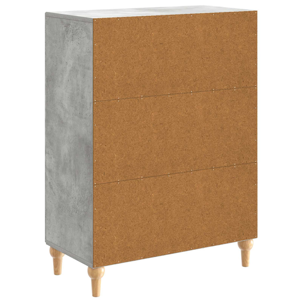 vidaXL Bufet Betonowy szary 66 x 34,5 x 90 cm Drewno inżynieryjne