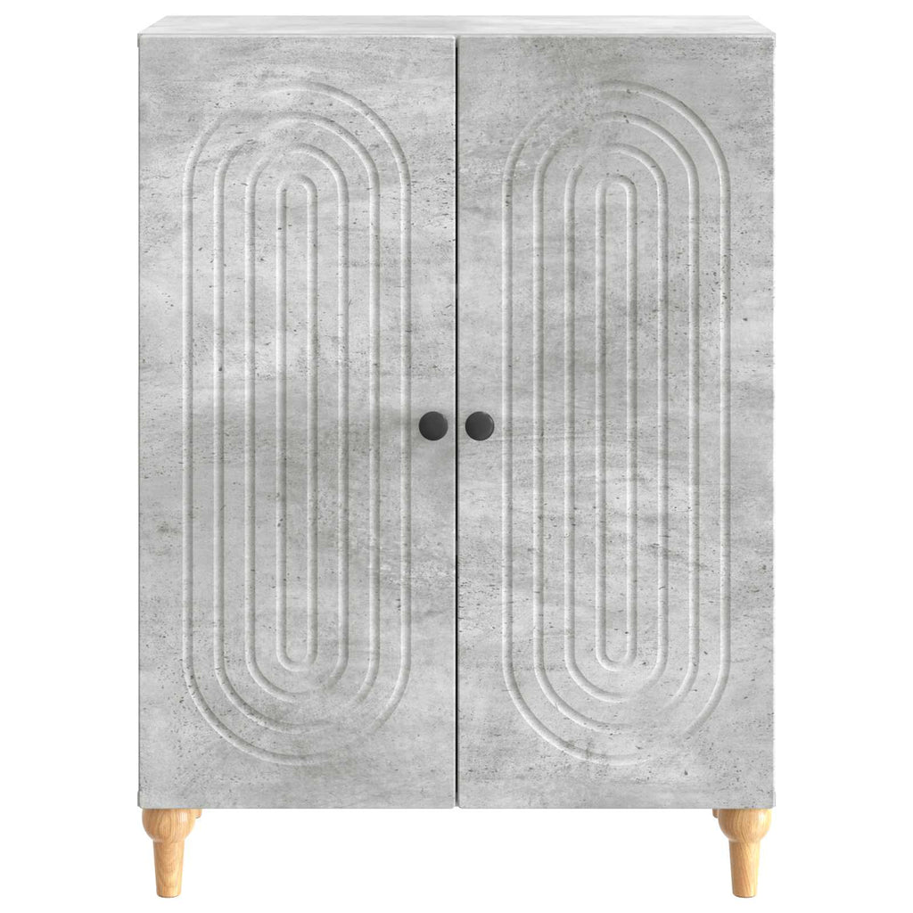vidaXL Bufet Betonowy szary 66 x 34,5 x 90 cm Drewno inżynieryjne
