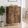 vidaXL Bufet Dąb wędzony 66 x 34,5 x 90 cm Drewno inżynieryjne