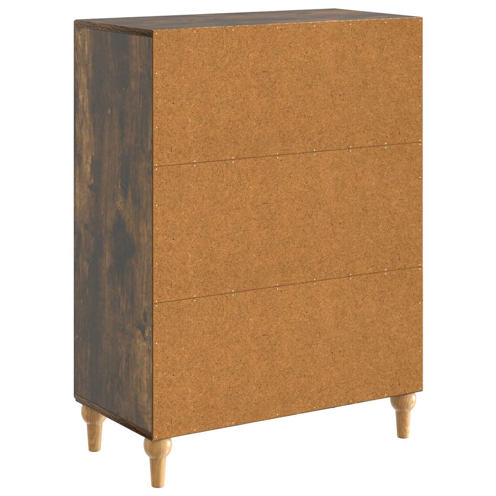 vidaXL Bufet Dąb wędzony 66 x 34,5 x 90 cm Drewno inżynieryjne