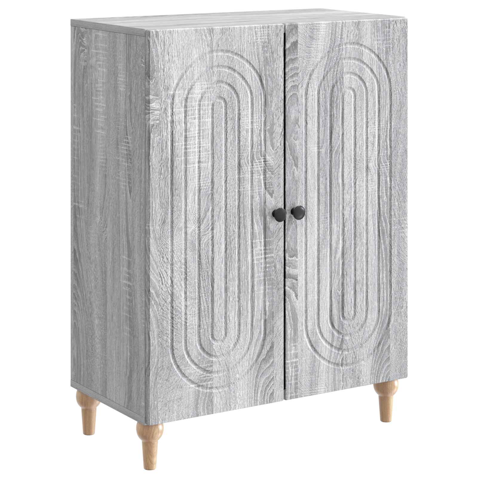 vidaXL Bufet Szary Sonoma 66 x 34,5 x 90 cm Drewno inżynieryjne