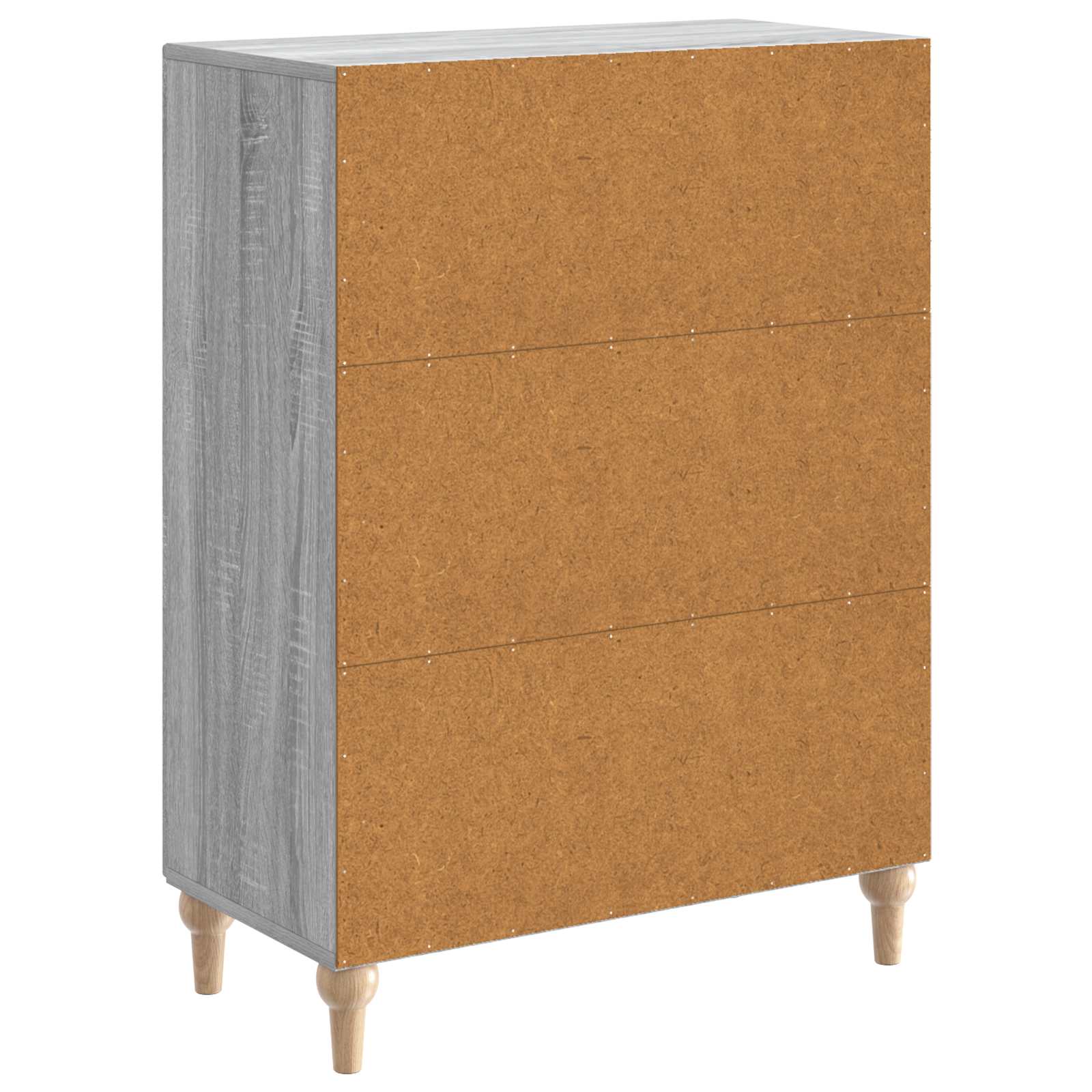 vidaXL Bufet Szary Sonoma 66 x 34,5 x 90 cm Drewno inżynieryjne