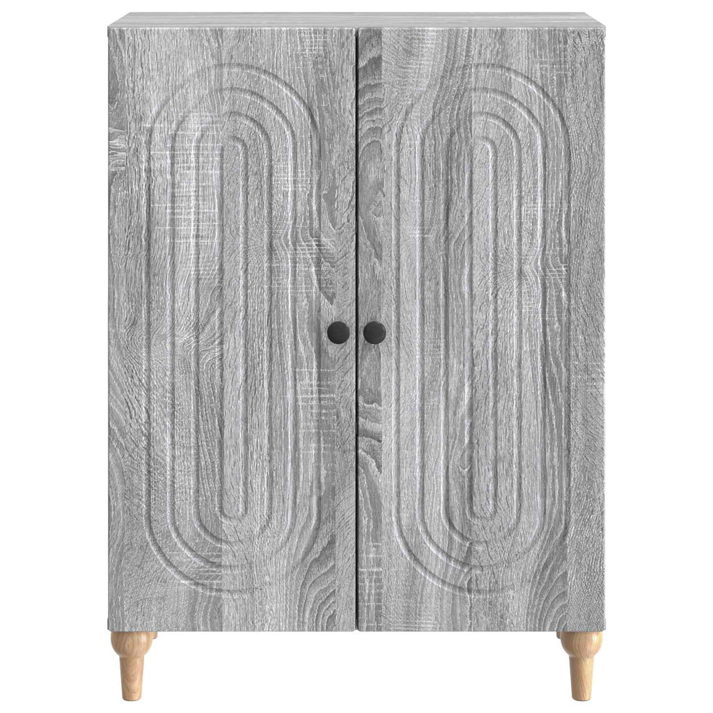 vidaXL Bufet Szary Sonoma 66 x 34,5 x 90 cm Drewno inżynieryjne