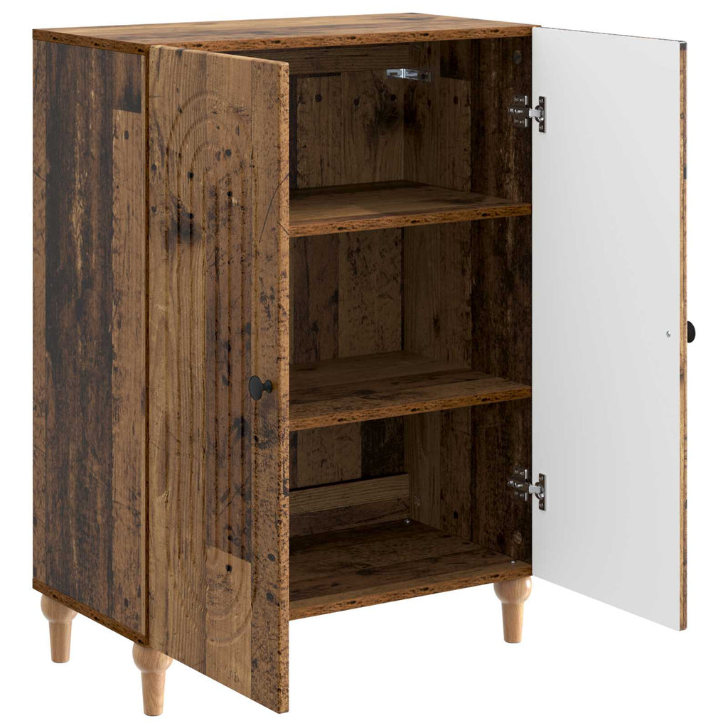 vidaXL Bufet Stare drewno 66 x 34,5 x 90 cm Drewno inżynieryjne
