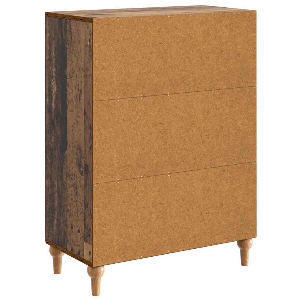 vidaXL Bufet Stare drewno 66 x 34,5 x 90 cm Drewno inżynieryjne