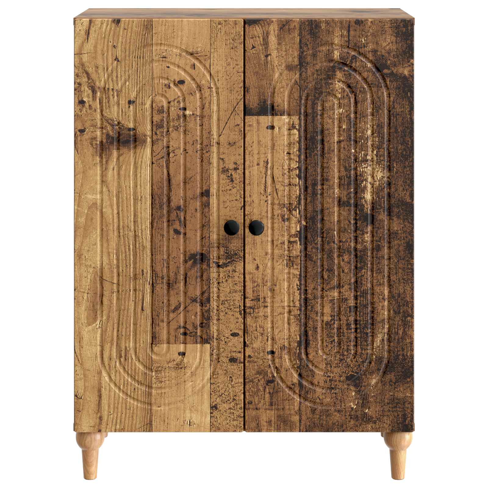 vidaXL Bufet Stare drewno 66 x 34,5 x 90 cm Drewno inżynieryjne
