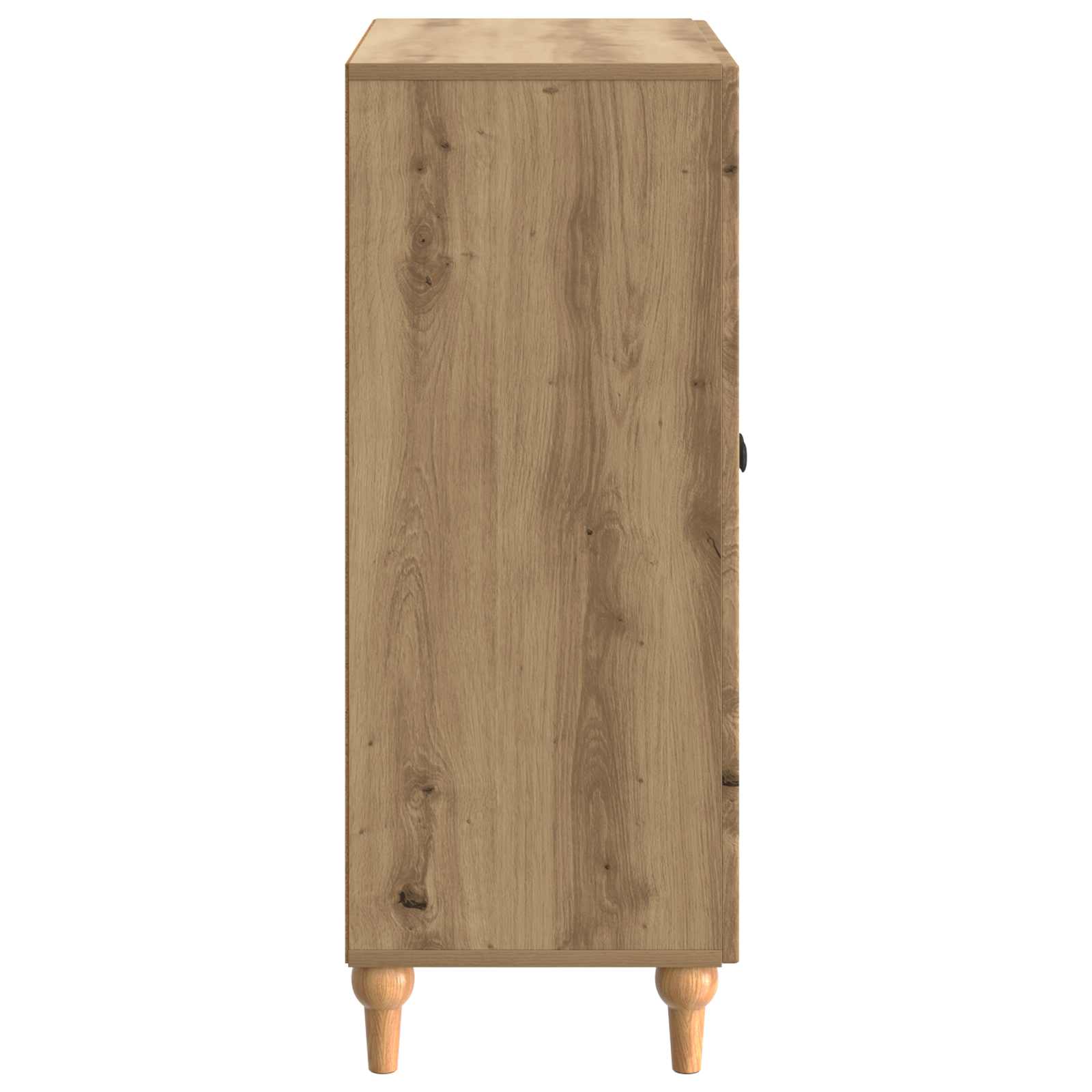 vidaXL Bufet Dąb artisan 66 x 34,5 x 90 cm Drewno inżynieryjne