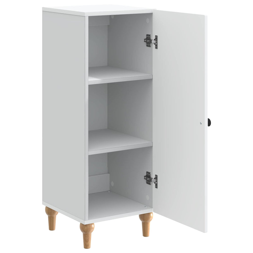 vidaXL Bufet Biały 33 x 34,5 x 90 cm Drewno inżynieryjne