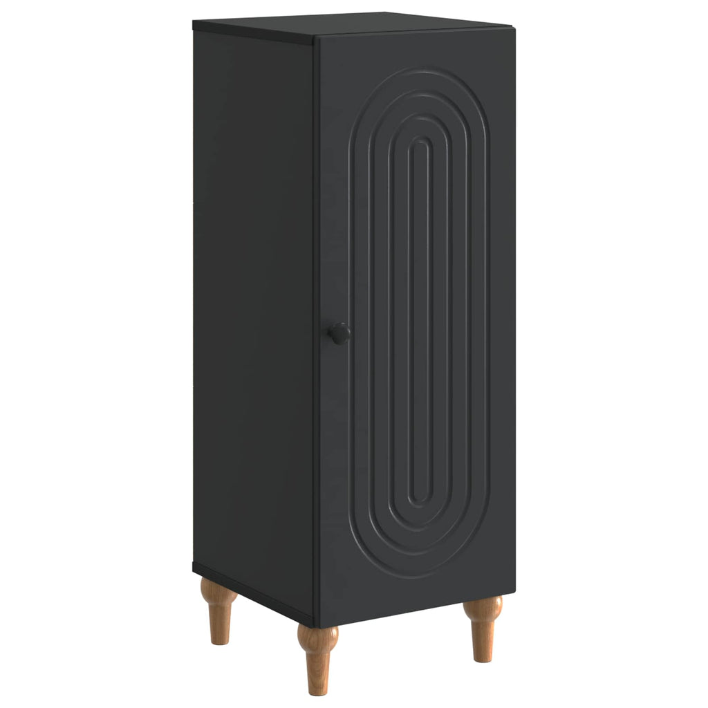 vidaXL Bufet Czarny 33 x 34,5 x 90 cm Drewno inżynieryjne