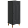 vidaXL Bufet Czarny 33 x 34,5 x 90 cm Drewno inżynieryjne