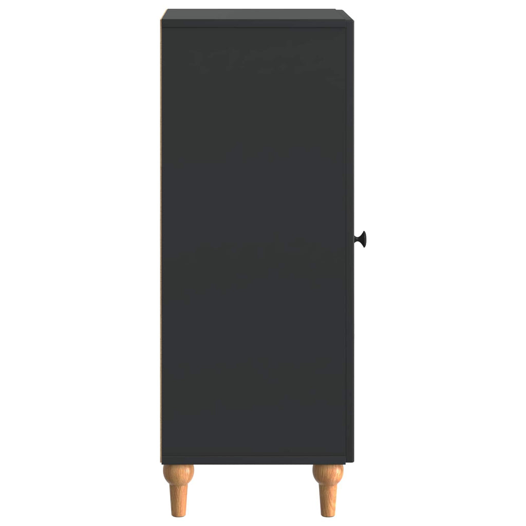 vidaXL Bufet Czarny 33 x 34,5 x 90 cm Drewno inżynieryjne