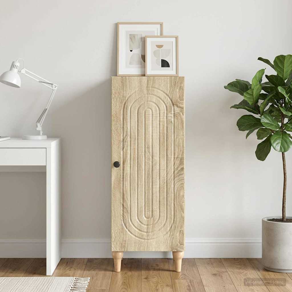 vidaXL Bufet dąb Sonoma 33 x 34,5 x 90 cm Drewno inżynieryjne