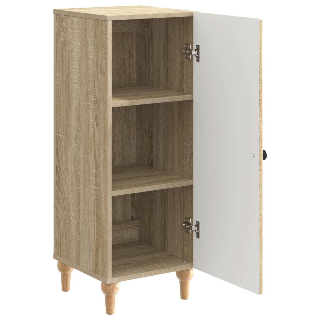 vidaXL Bufet dąb Sonoma 33 x 34,5 x 90 cm Drewno inżynieryjne