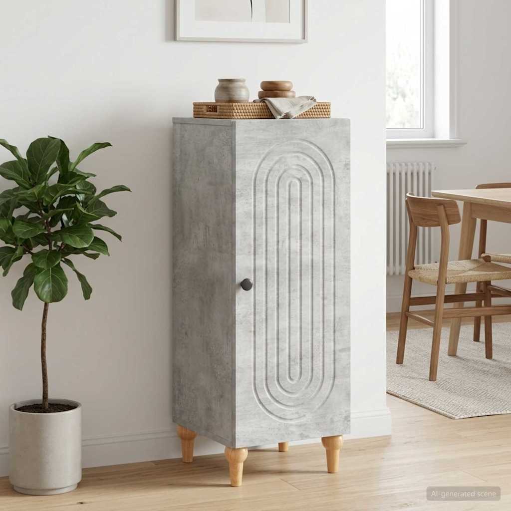 vidaXL Bufet Betonowy szary 33 x 34,5 x 90 cm Drewno inżynieryjne