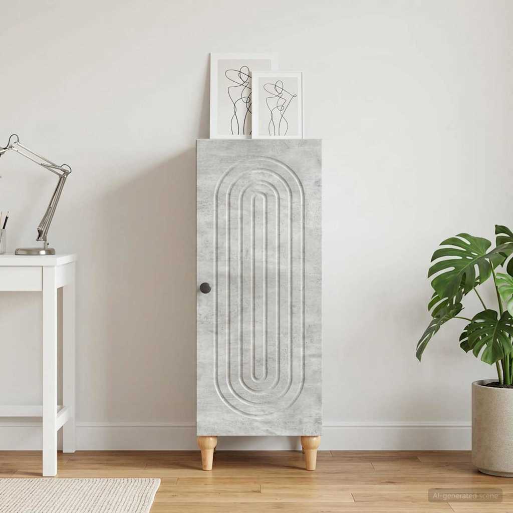 vidaXL Bufet Betonowy szary 33 x 34,5 x 90 cm Drewno inżynieryjne