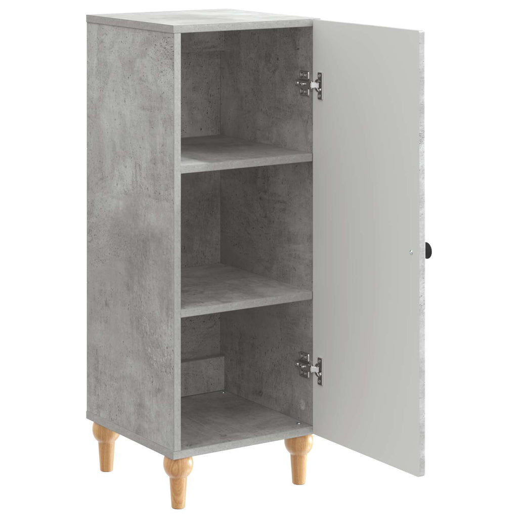 vidaXL Bufet Betonowy szary 33 x 34,5 x 90 cm Drewno inżynieryjne