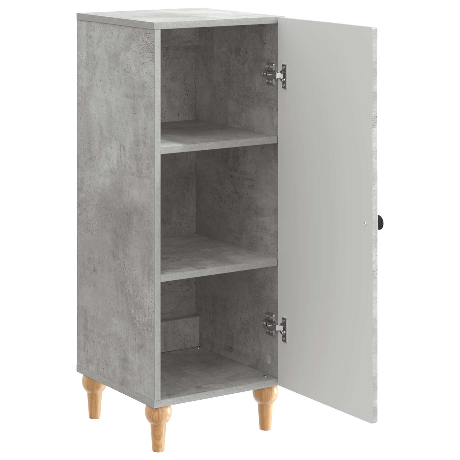 vidaXL Bufet Betonowy szary 33 x 34,5 x 90 cm Drewno inżynieryjne