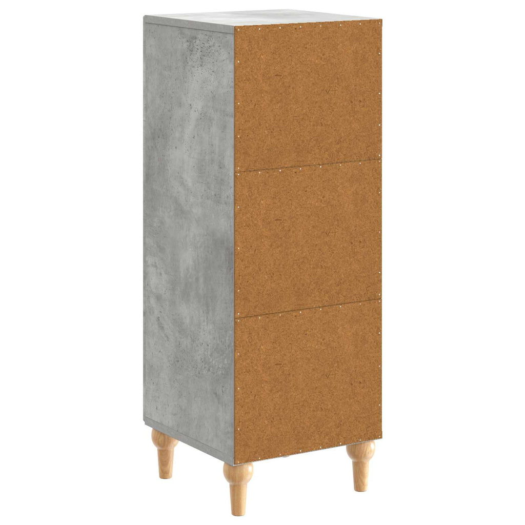 vidaXL Bufet Betonowy szary 33 x 34,5 x 90 cm Drewno inżynieryjne
