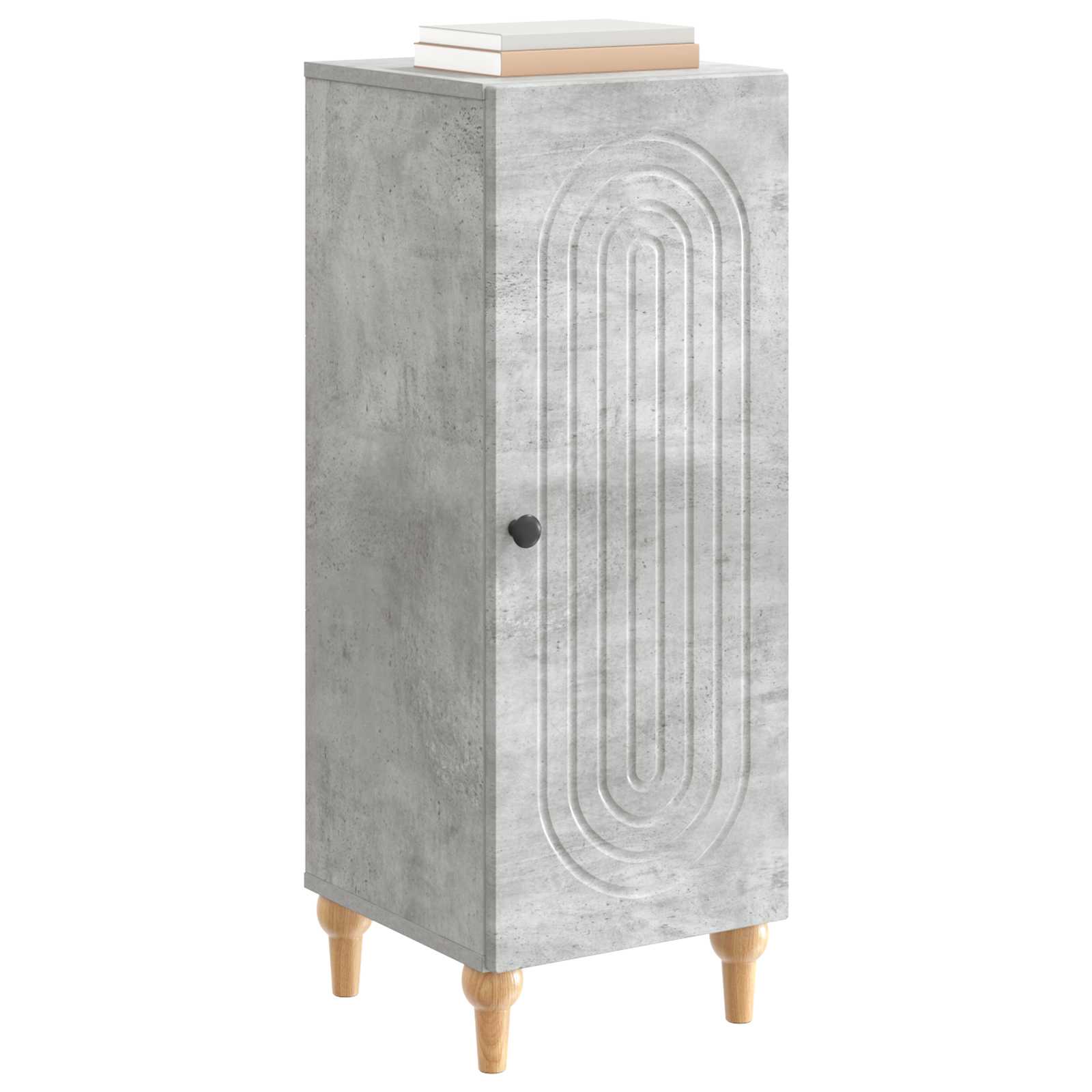 vidaXL Bufet Betonowy szary 33 x 34,5 x 90 cm Drewno inżynieryjne