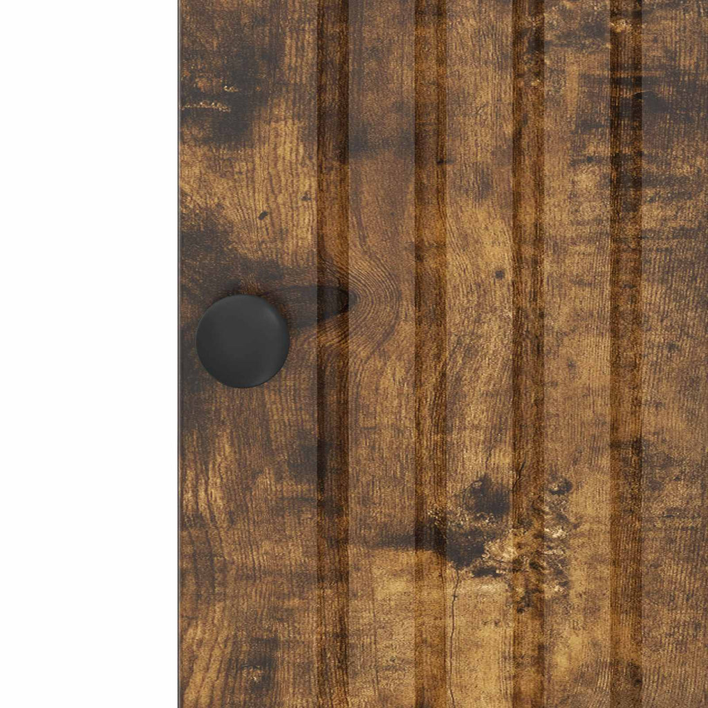vidaXL Bufet Dąb wędzony 33 x 34,5 x 90 cm Drewno inżynieryjne