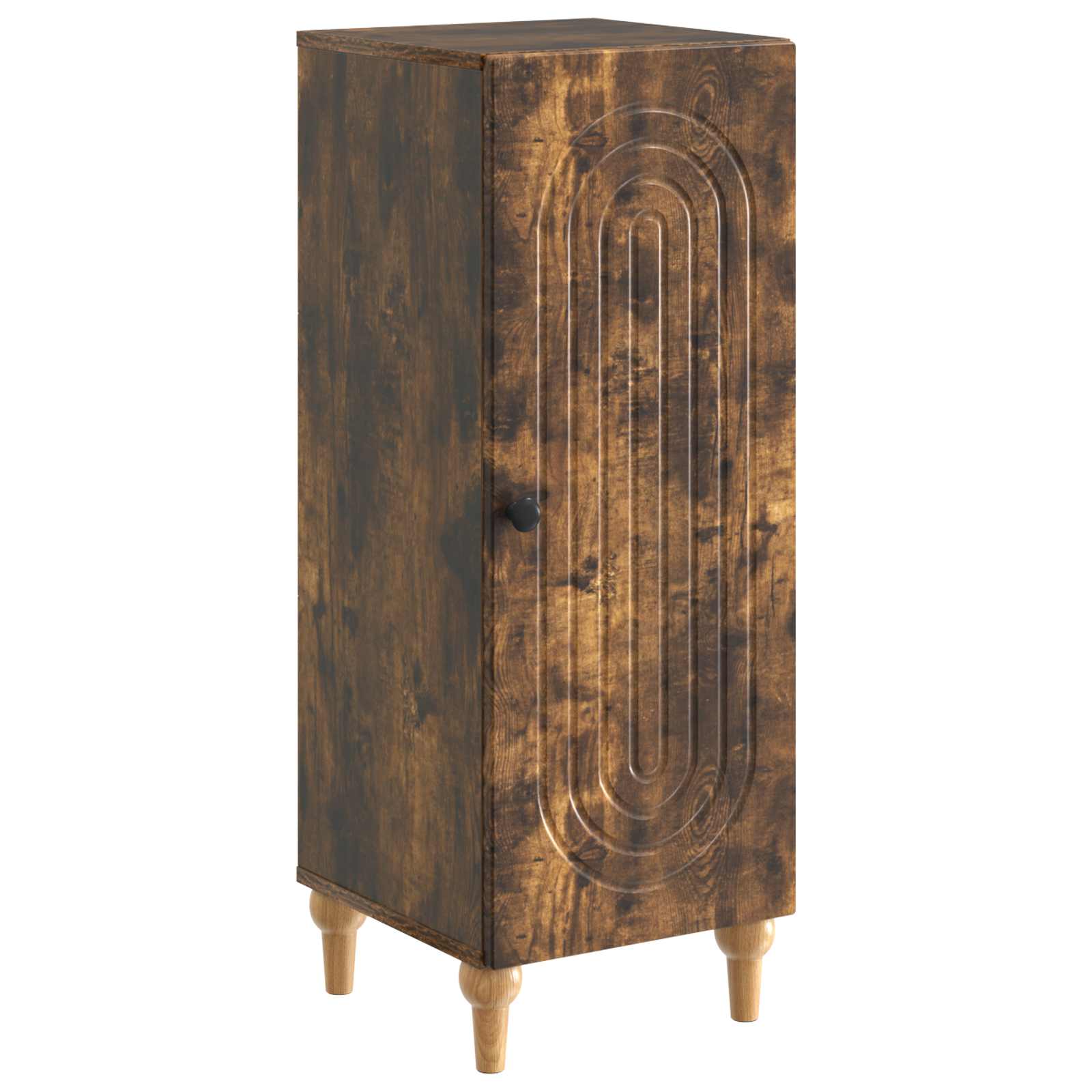 vidaXL Bufet Dąb wędzony 33 x 34,5 x 90 cm Drewno inżynieryjne