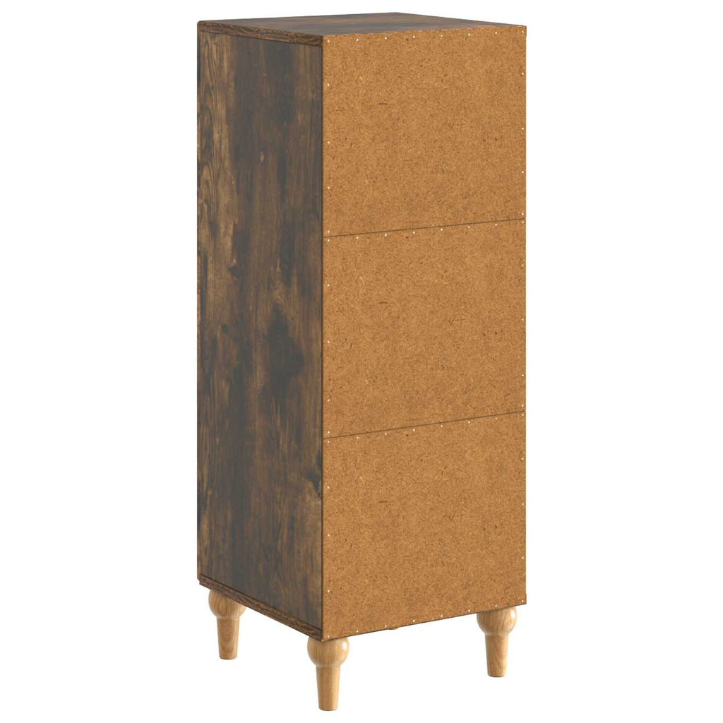 vidaXL Bufet Dąb wędzony 33 x 34,5 x 90 cm Drewno inżynieryjne