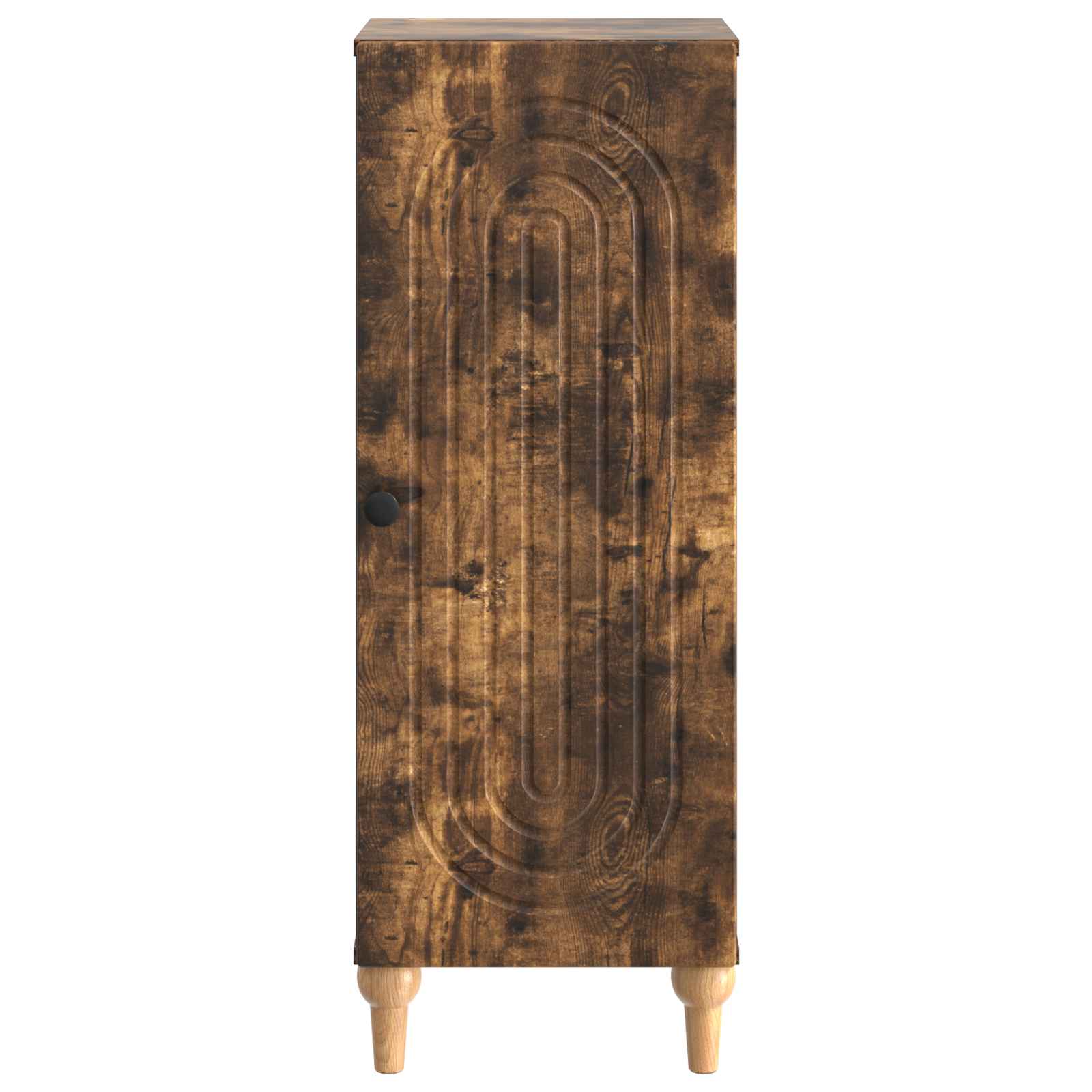 vidaXL Bufet Dąb wędzony 33 x 34,5 x 90 cm Drewno inżynieryjne