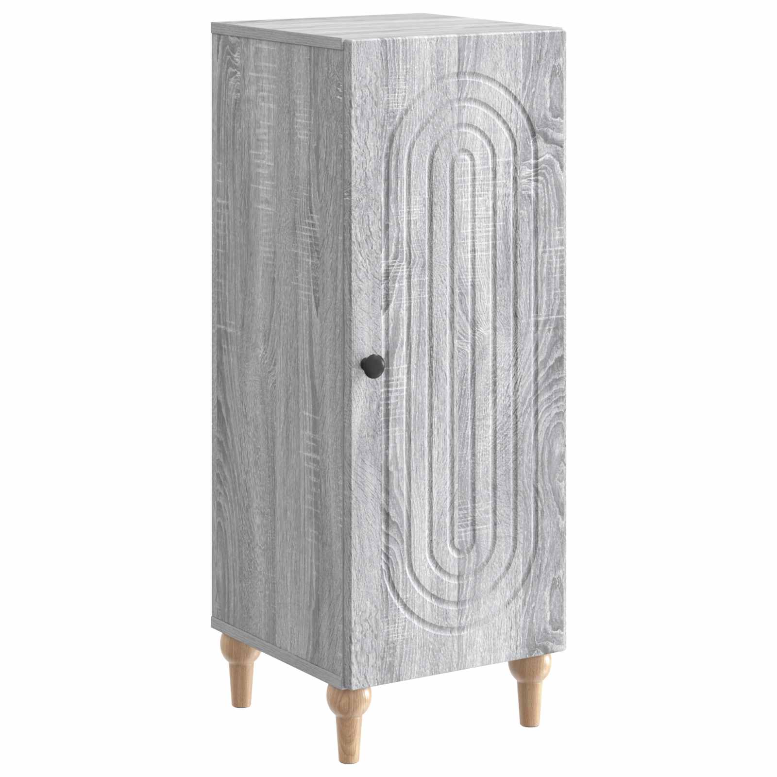 vidaXL Bufet Szary Sonoma 33 x 34,5 x 90 cm Drewno inżynieryjne